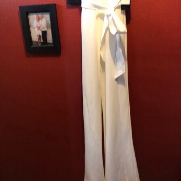 Adrianna Papell One Shoulder Ruffle Jumpsuit - Picture 5 of 13